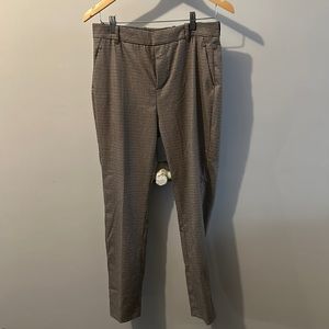 Zara houndstooth trousers.